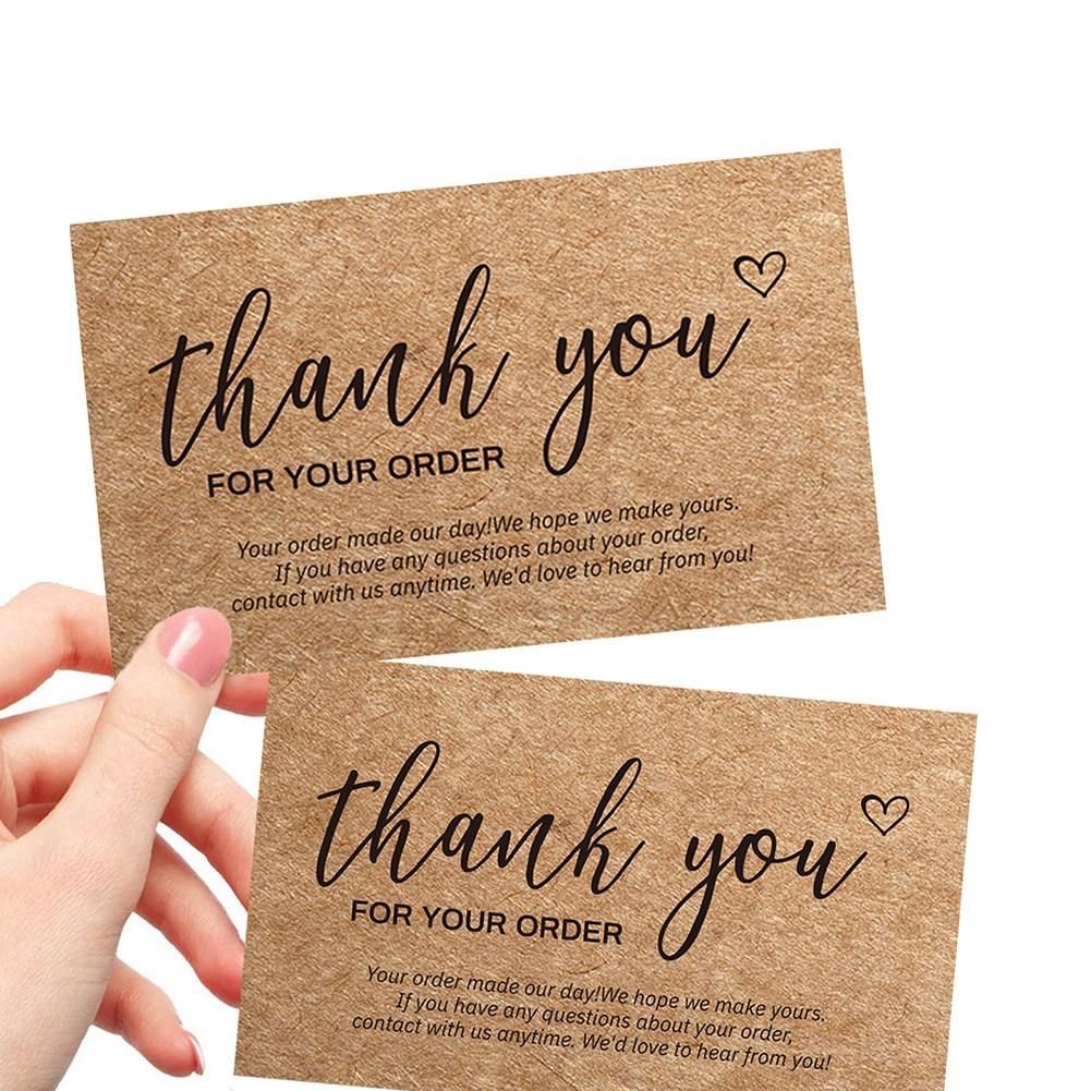 240 Pcs Beautiful Thank You Card Simple for Online Business Appreciation Customer Cute Mini Card Gift Cards
