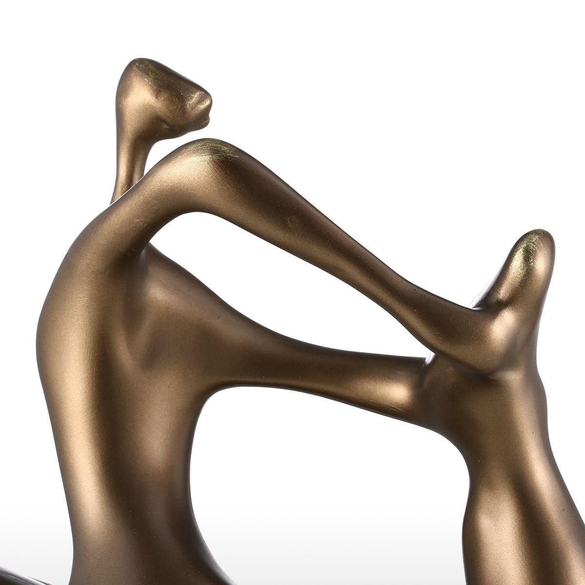 Plump Woman- Yoga Bowing Tomfeel Resin Sculpture Home Decoration  Design Yoga Plump