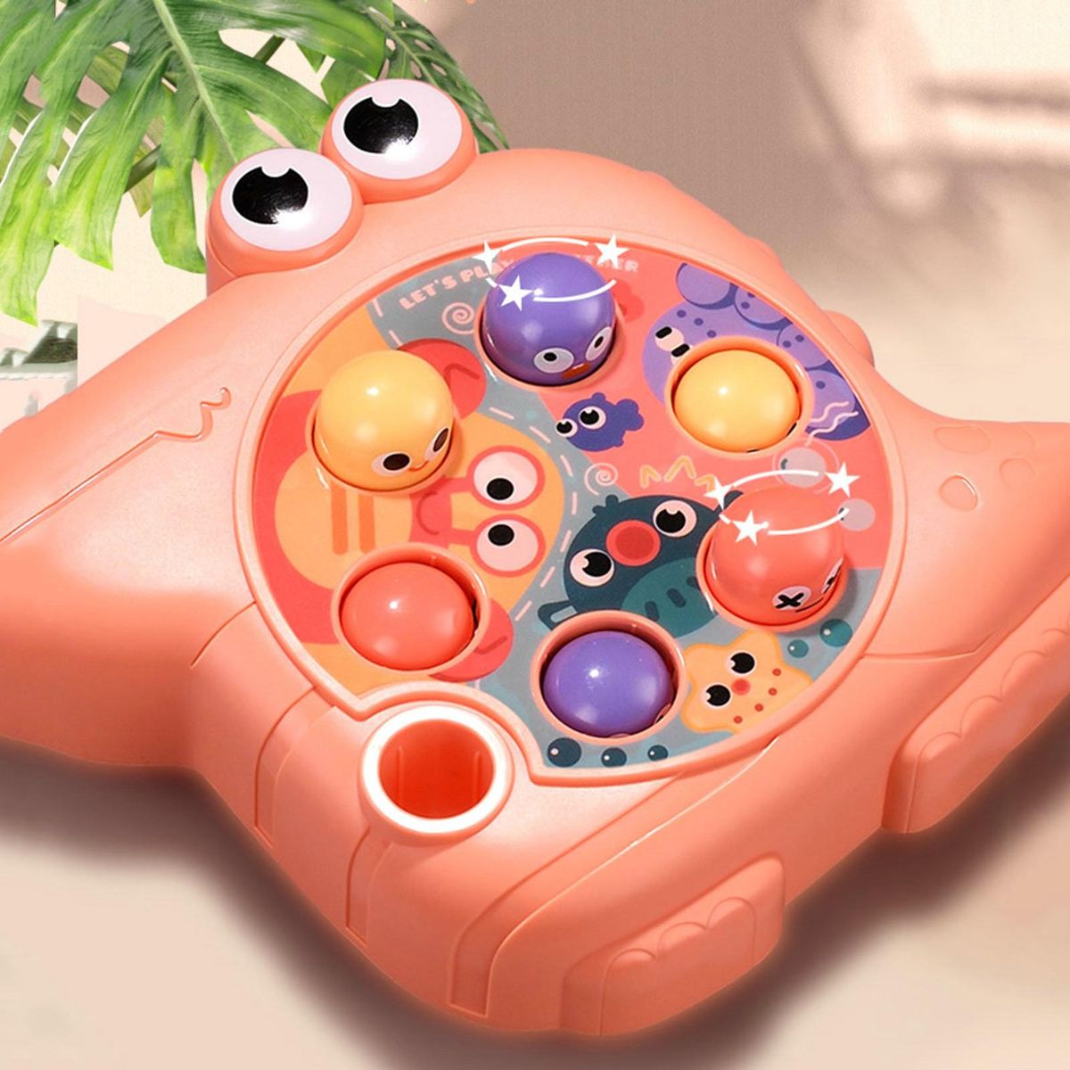 Baby Hammer Toys Baby Boys Girls Sensory Hammer Knock Toy Red
