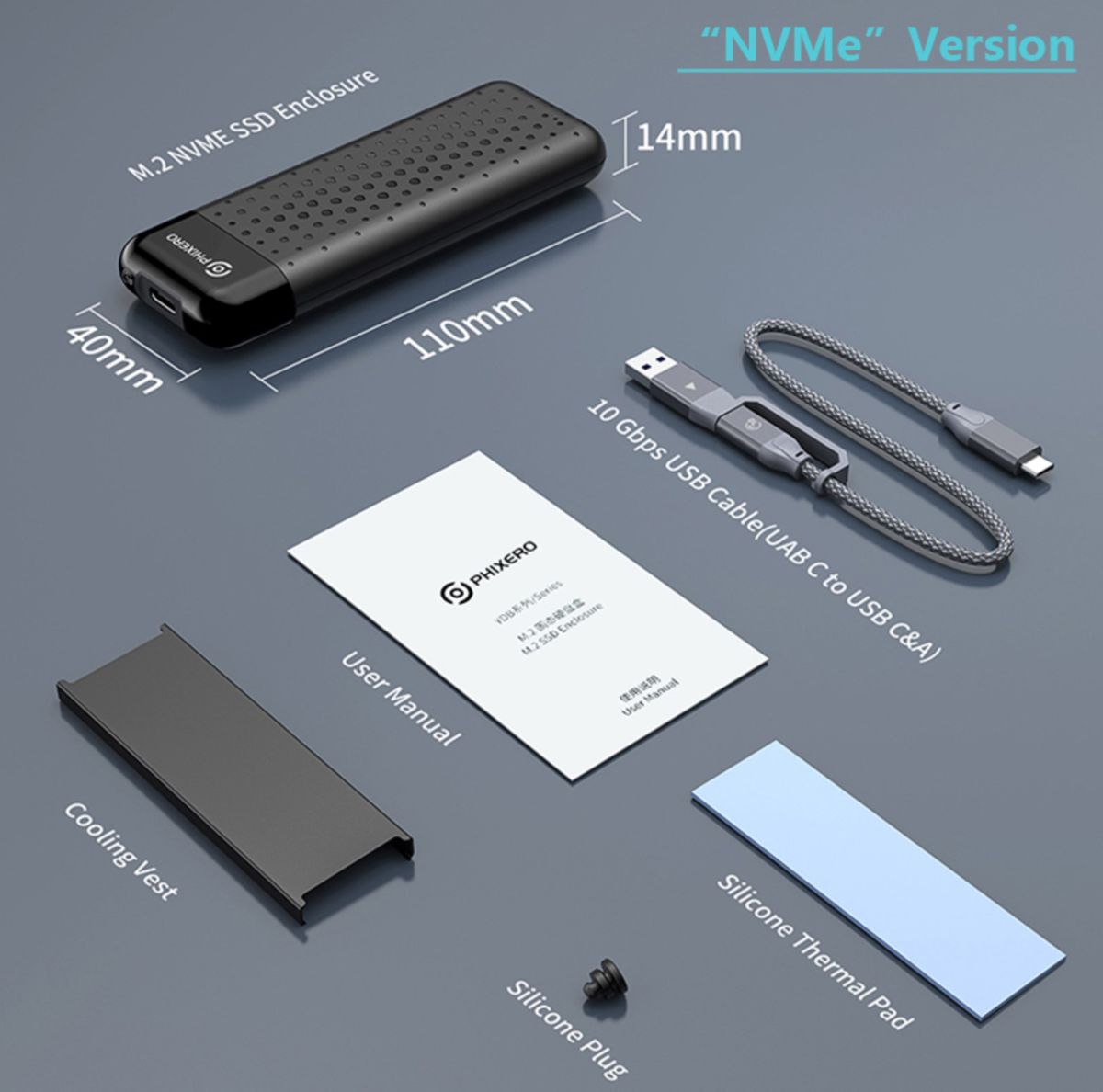 128gb To  2TB SSD External Hard Drive USB 3.1 10Gbps