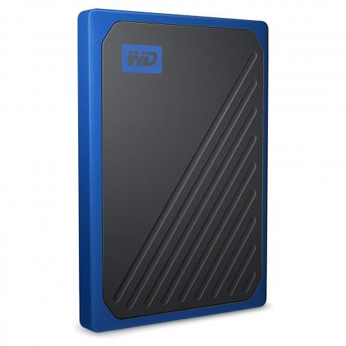 2TB My Passport Go SSD Cobalt Portable External Storage, USB 3.0
