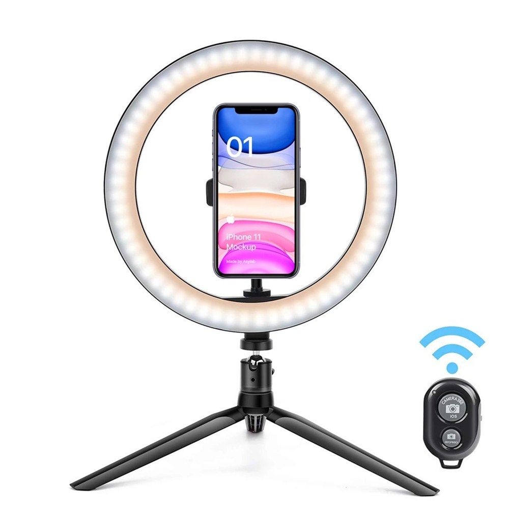 Photography Selfie Stand 6.3/7.9/10.23inches Led Ring Light