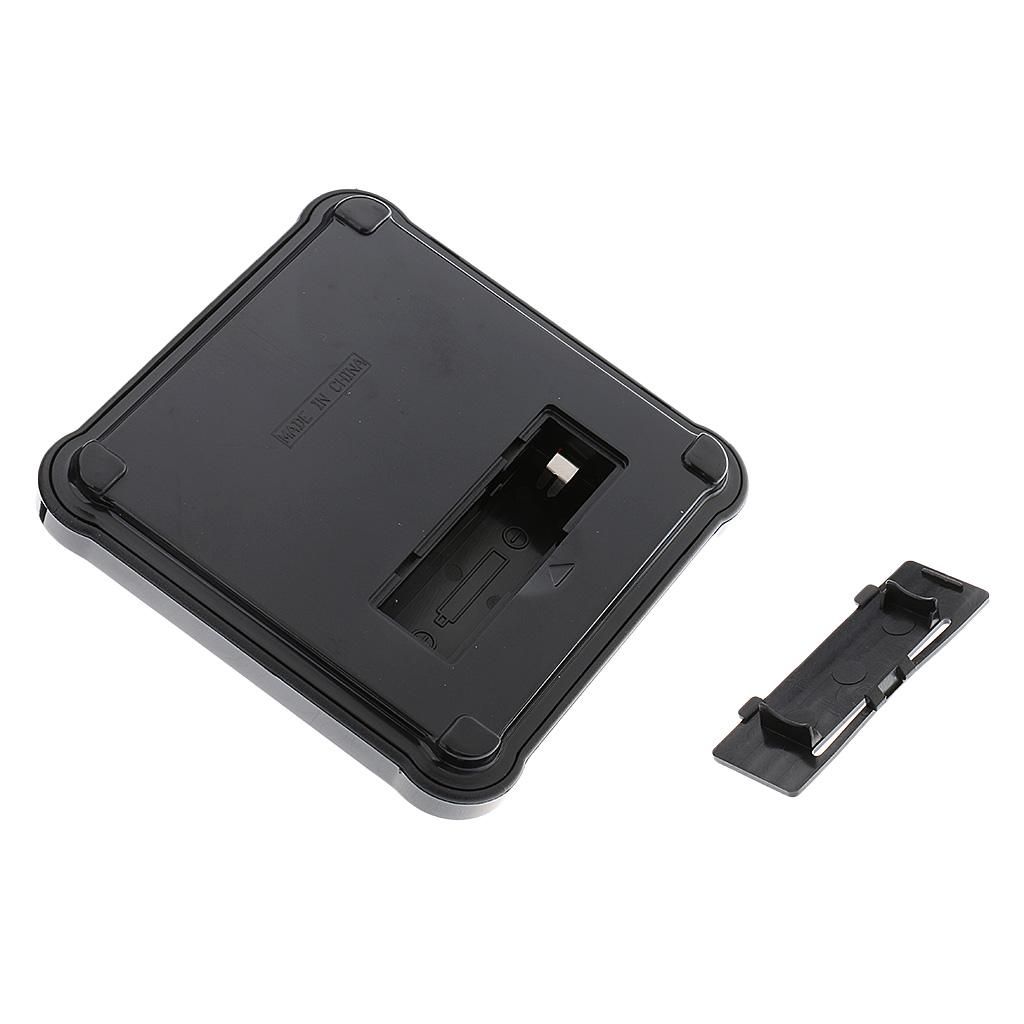 Solar Power Rotating Display Stand Holder Turntable Black