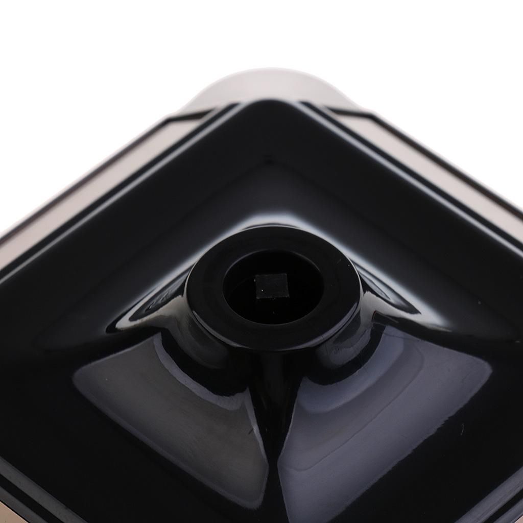 Solar Power Rotating Display Stand Holder Turntable Black