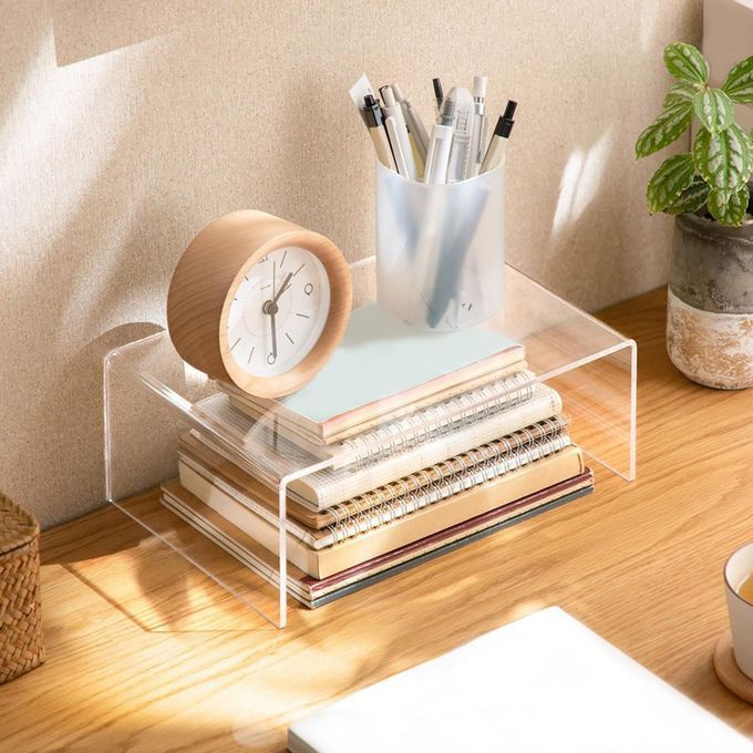 Acrylic Rack Clear Cake Display Stand For Kitchen Spices Showcase