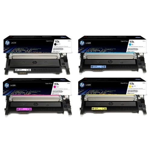 100% Genuine Original 117A   LaserJet Toner Cartridge (all 4 Colours In One Shipping)