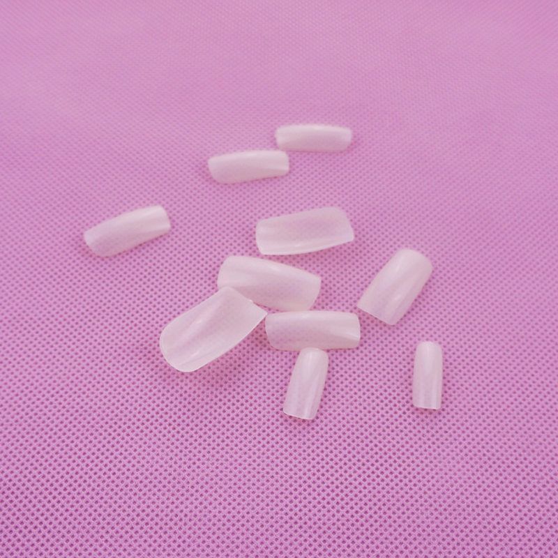 500Pcs Fashion Full Cover Natural False Nails Fake Tips-