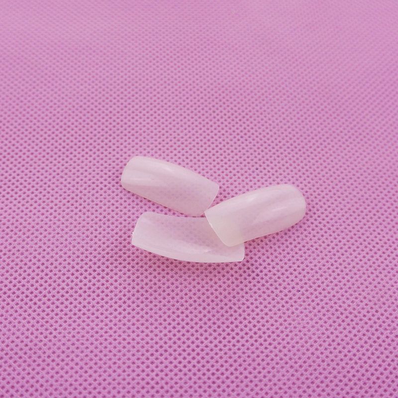 500Pcs Fashion Full Cover Natural False Nails Fake Tips-