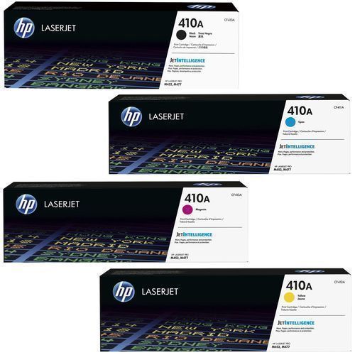 100%  Original 410a Laserjet Toner Cartridge (all 4 Colours In One Shipping)