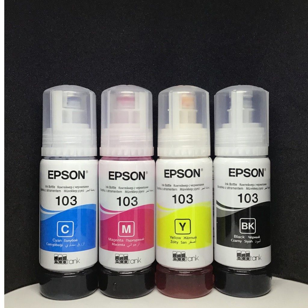 103 4Sets Ink ( BK/C/Y&M And Extra One Black)