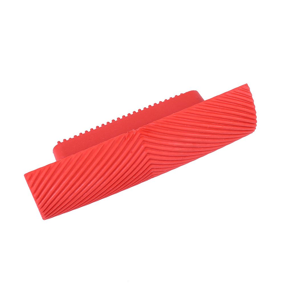 2PC Wood Graining Wall Pain Tool Decoration DIY Rubber Roll