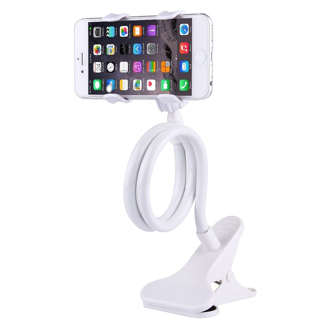 Universal Multifunctional Flexible Long Arm Lazy Bracket Desktop Headboard Bedside Car Phone Holder Stand Tablet Mount, For IPhone, IPad, Samsung, HTC, Sony, Google, Huawei, Xiaomi, Meizu, OPPO(White)