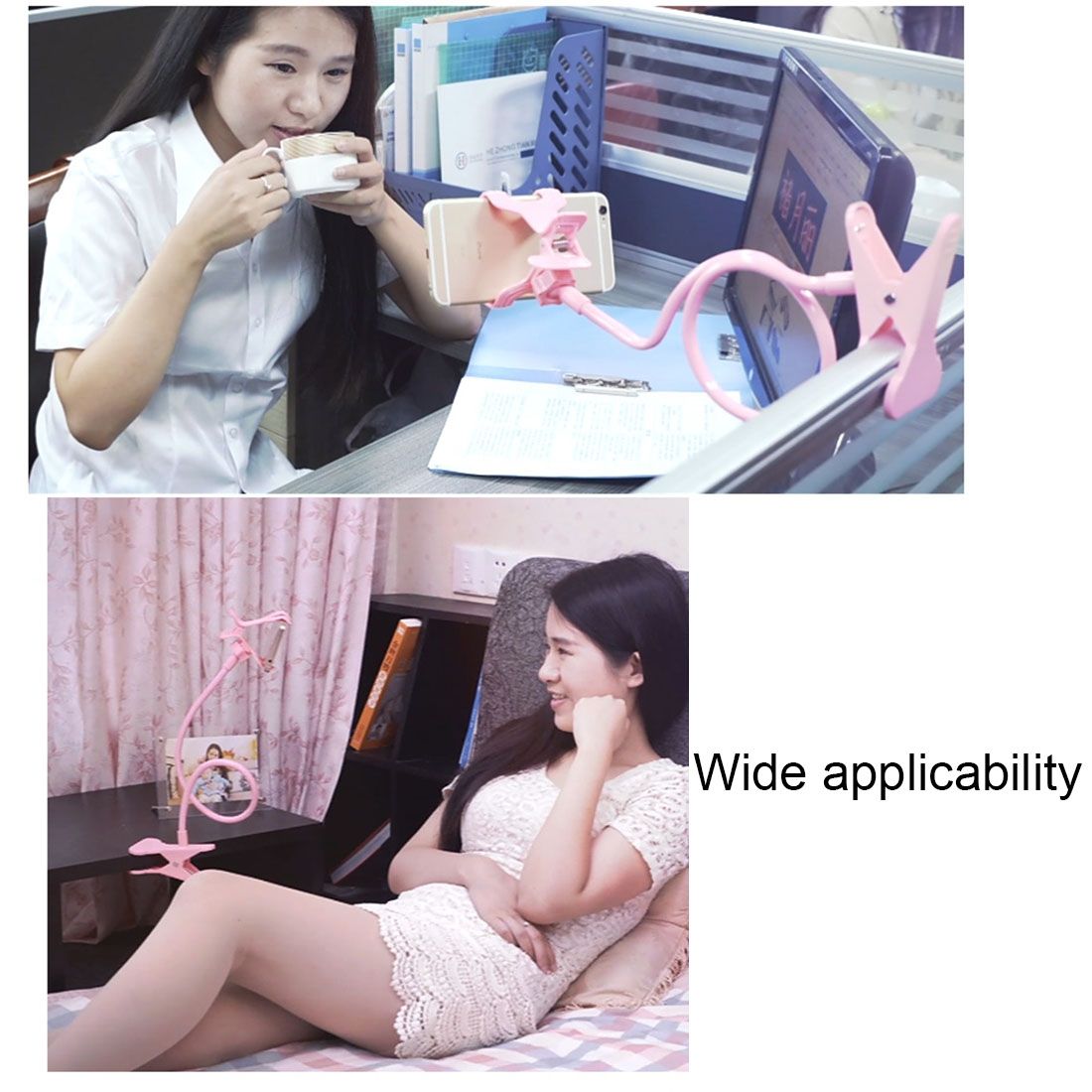 Universal Multifunctional Flexible Long Arm Lazy Bracket Desktop Headboard Bedside Car Phone Holder Stand Tablet Mount, For IPhone, IPad, Samsung, HTC, Sony, Google, Huawei, Xiaomi, Meizu, OPPO(White)