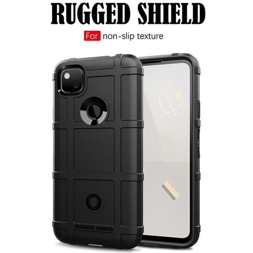 Rugged Shield Back Case For Google Pixel 4a 5g - Black