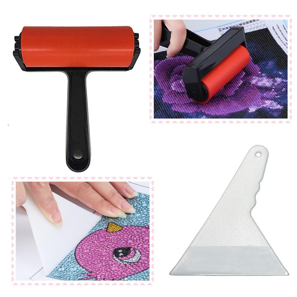 3Pcs 5D Diamond Painting Accessories Diamond Painting Roller Ruler Correction Tool