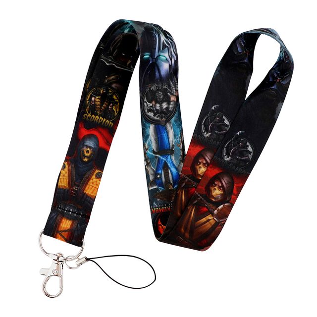 Yl797 Mortal Kombat Games Lanyard For Keys Id Card Gym Usb