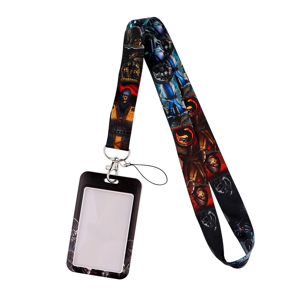 Yl797 Mortal Kombat Games Lanyard For Keys Id Card Gym Usb