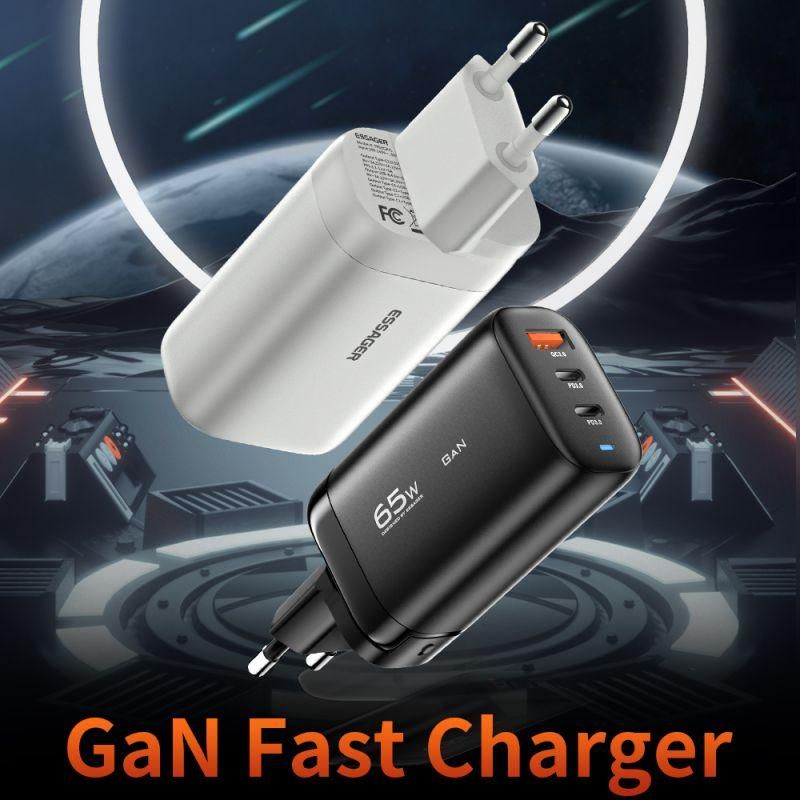 65W GaN USB Type C Charger For Laptop PPS 45W 25W Fast C USB