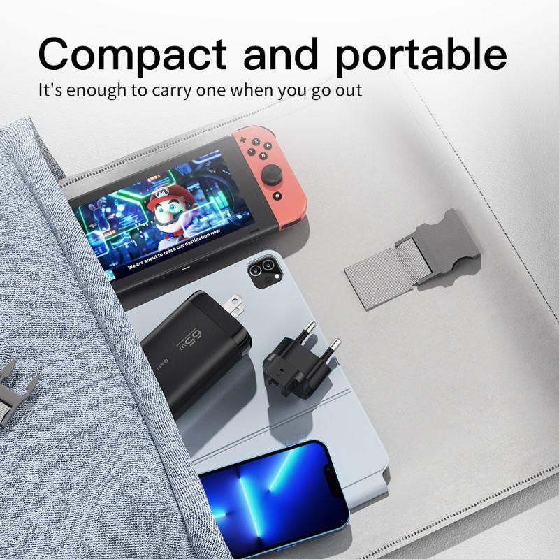 65W GaN USB Type C Charger For Laptop PPS 45W 25W Fast C USB