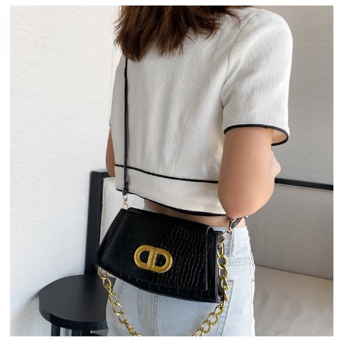 Unique Premium Quality Ladies  Hand Bag- Black