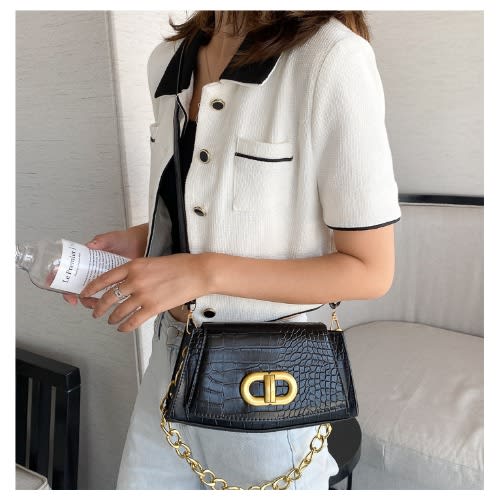 Unique Premium Quality Ladies  Hand Bag- Black