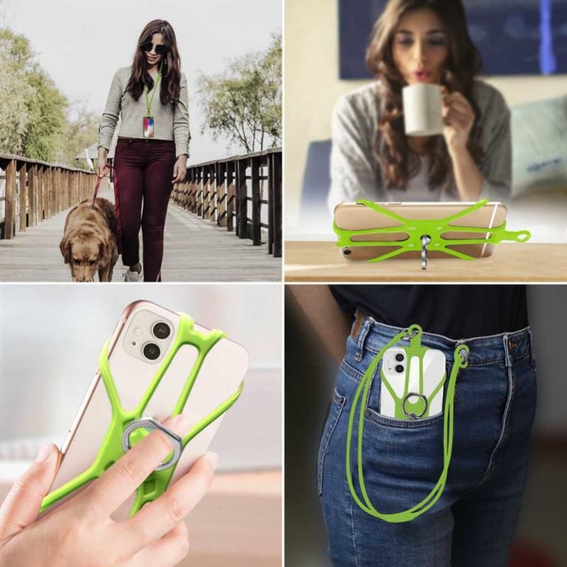 Mobile Phone Lanyards Ring Holder Case Neck Hanging Rope