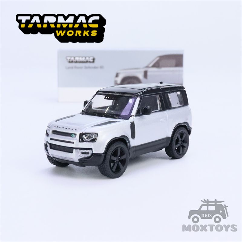 Tarmac Works 1:64d Rover Deer 90 Silver Metallic Diecast Model