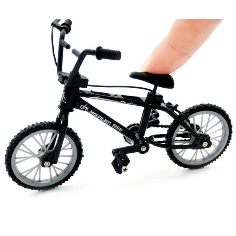 1/18 Diecast Mini Finger Mountain Bike Bicycle Crafts-Orange