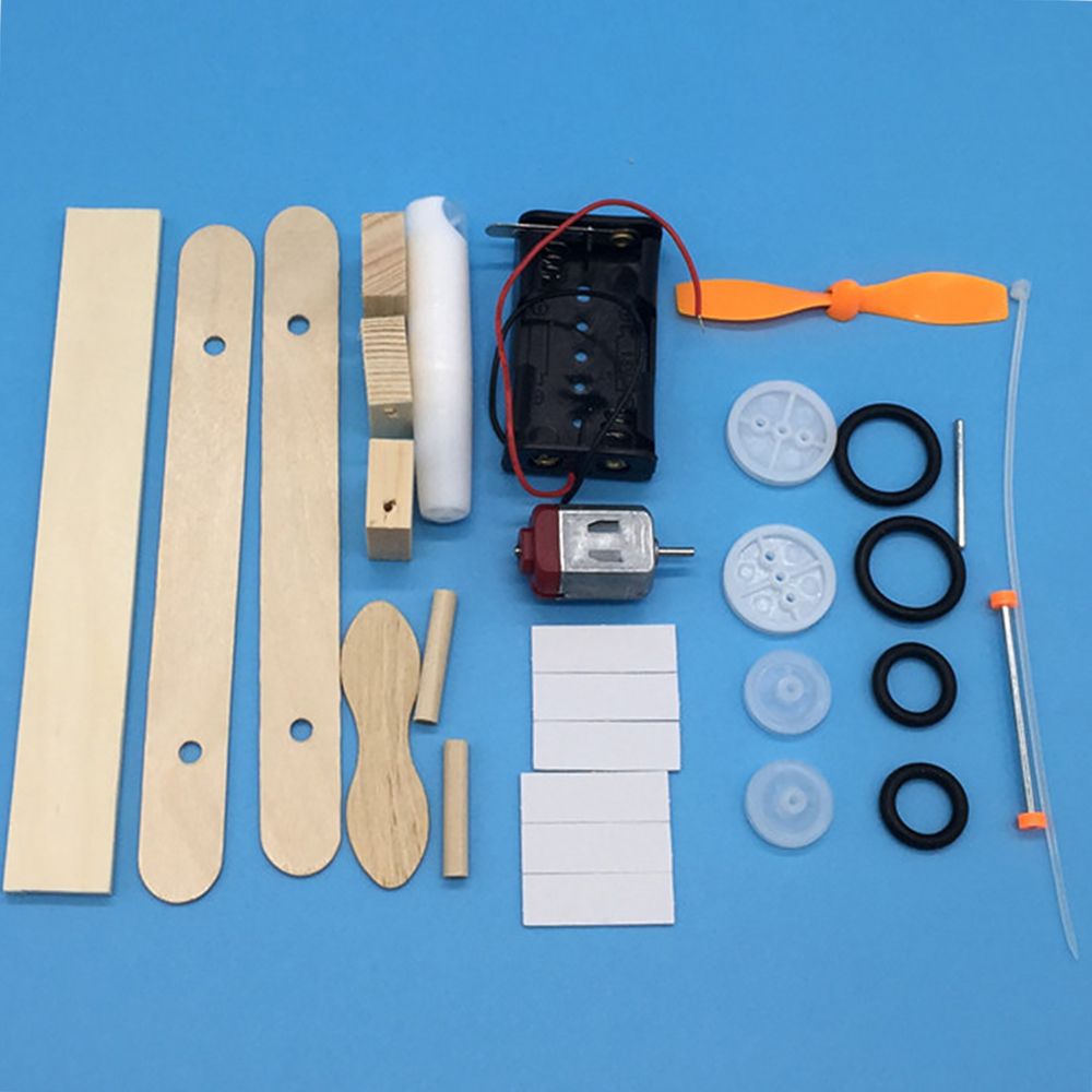 Wood Electric Aircraft Electric Glider DIY Kit Kids Toy