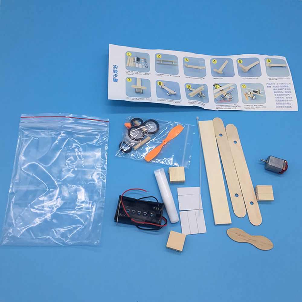 Wood Electric Aircraft Electric Glider DIY Kit Kids Toy