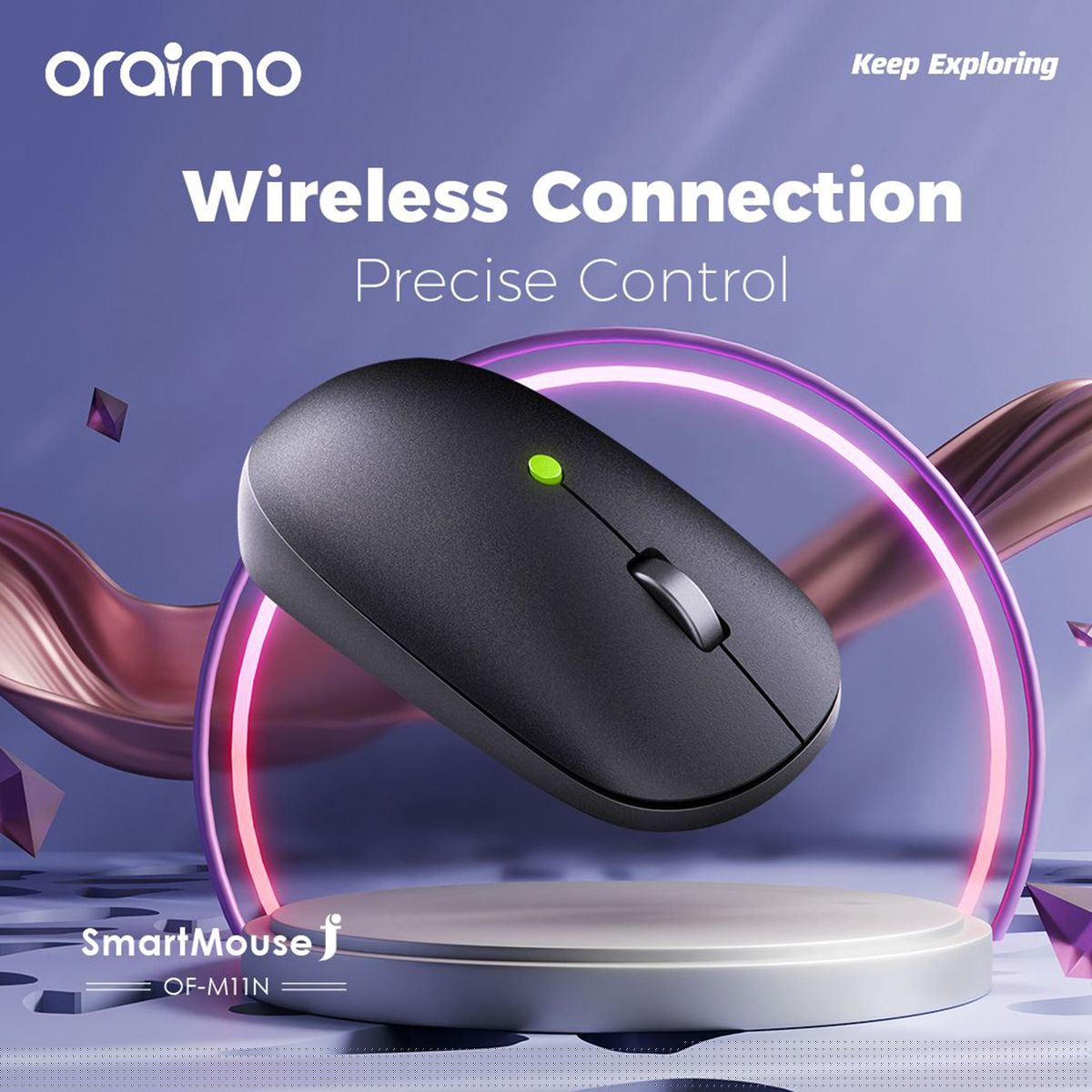 SmartMouse Wireless Mouse F Precise Control Sleek Design
