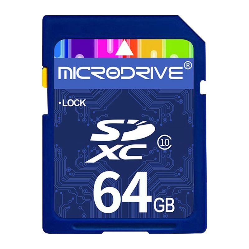 Microdrive 64GB High Speed Class 10 SD Memory Card For All Digital Devices With SD Card Slot