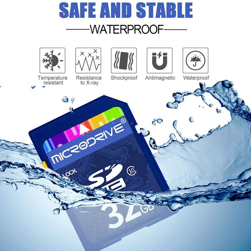 Microdrive 64GB High Speed Class 10 SD Memory Card For All Digital Devices With SD Card Slot