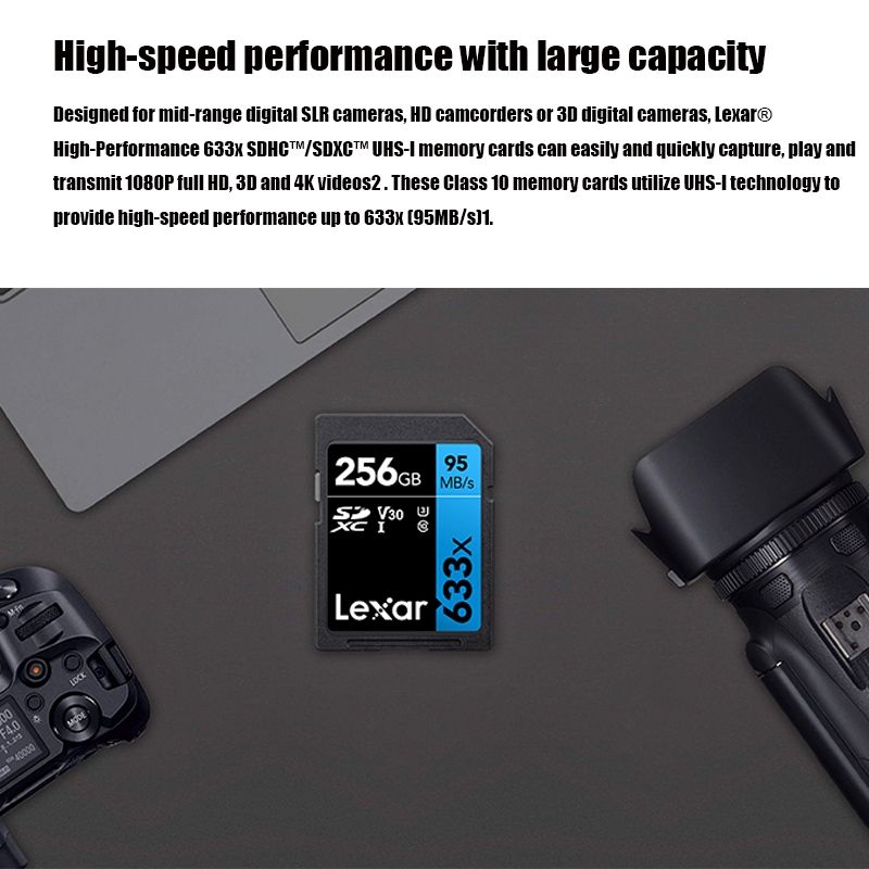 SD-633X High Speed SD Card SLR Camera Memory Card, Capacity: 32GB