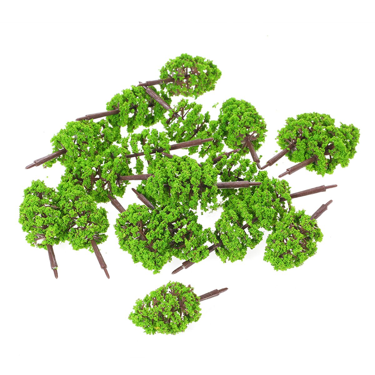 20 Pcs 70mm Scale Architectural  Model Trees Railroad Layout
