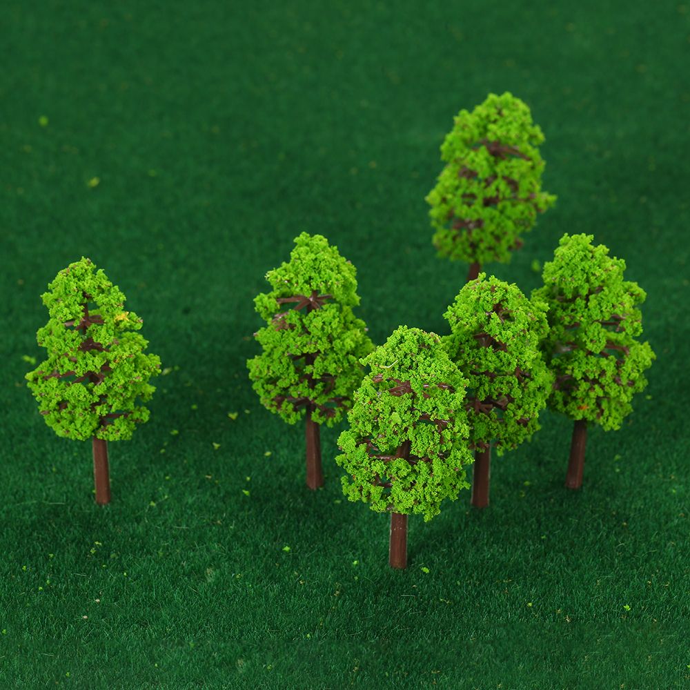 20 Pcs 70mm Scale Architectural  Model Trees Railroad Layout