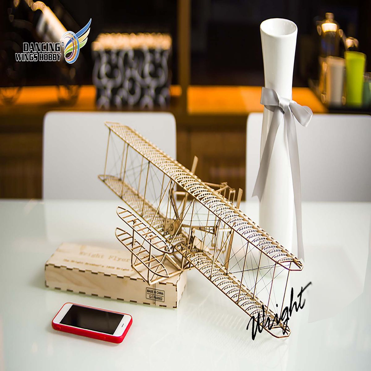 DWH VC01 1:18 Scale 510mm Wingspan DIY Airplane Static