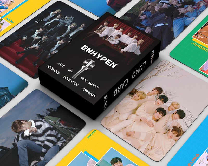 54pcsbox ENHYPEN Lomo Card Photocard Postcard Collection