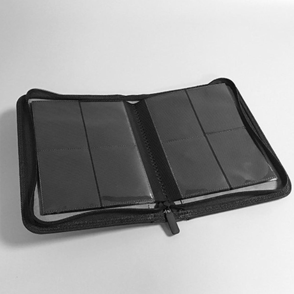 TCG Card Album Coupon Pages Trading Card Sleeves 160 Pocket PU Zipper