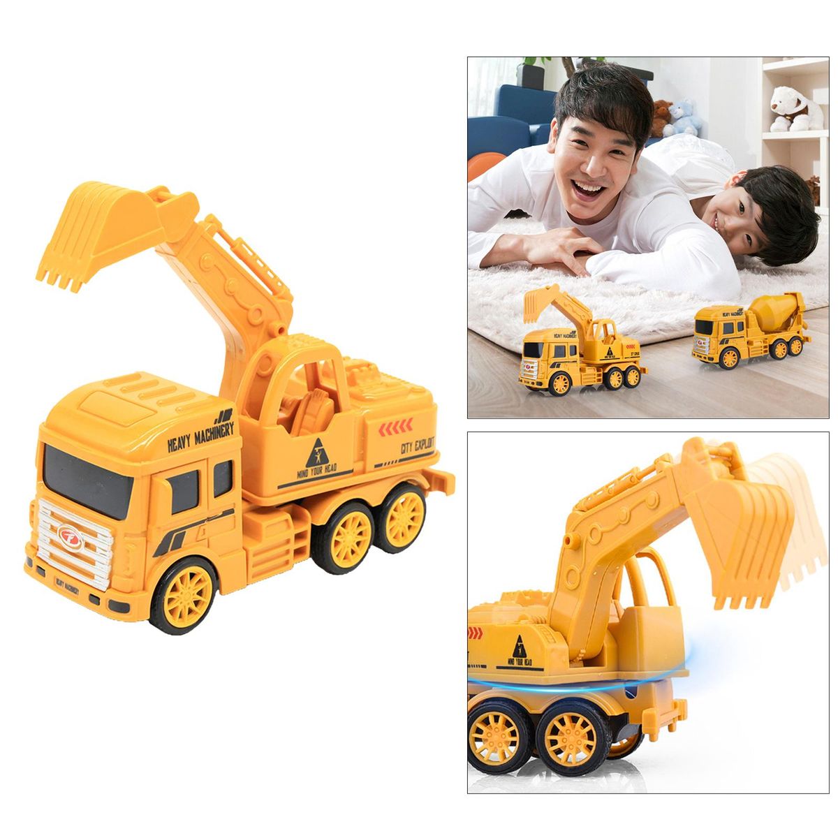 Kids Construction Vehicles Truck Toys Car Garbage Truck Excavator