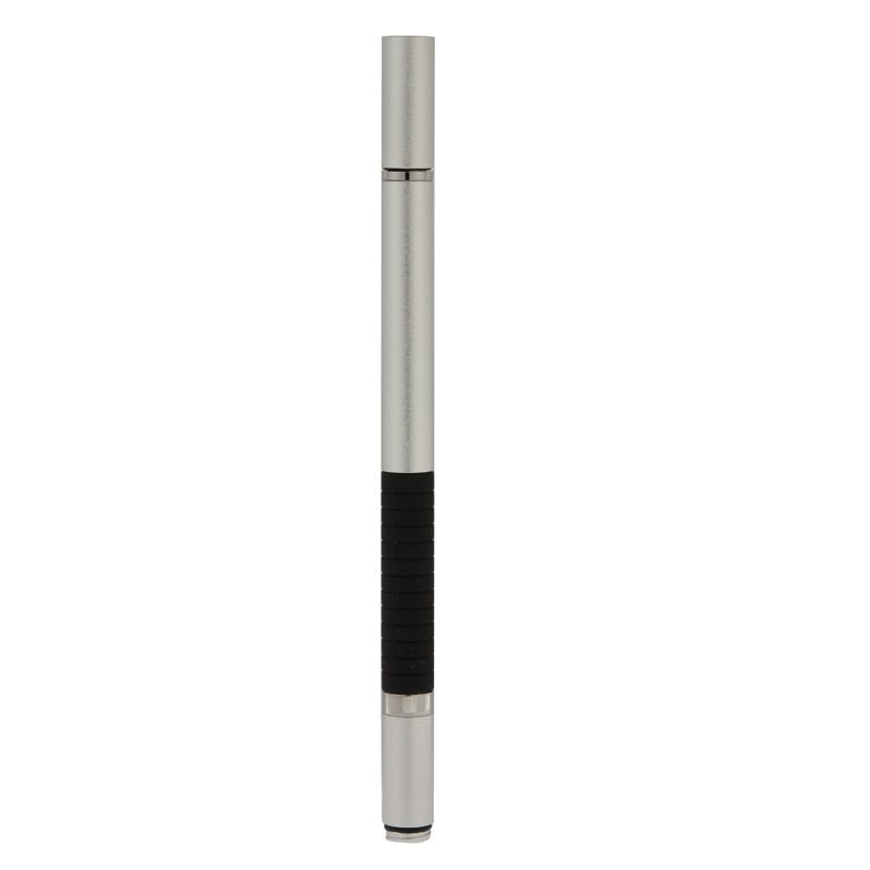 2 In 1 Stylus Touch Pen + Ball Pen, For IPhone 6 & 6 Plus / 5 & 5S & 5C, IPad Air 2 / IPad Mini 1 / 2 / 3 / IPad (iPad 3) / IPad And All Capacitive Touch Screen(Silver)