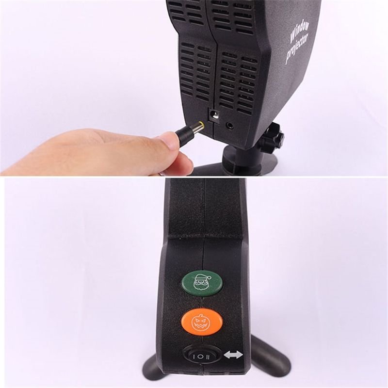 Christmas Halloween Laser Projector Mini Window Home Theater Projector, Plug Type:AU Plug