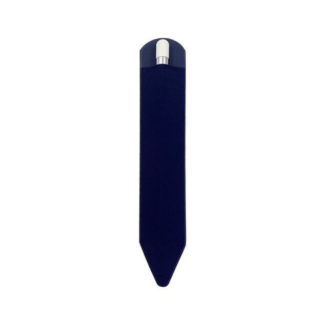 1PCs Adhesive Protective Case For Apple Pencil Sticky Holder Sleeve PU Bandage Cover Tablet Touch Pen Full Protective Pouch Bags(#Blue)