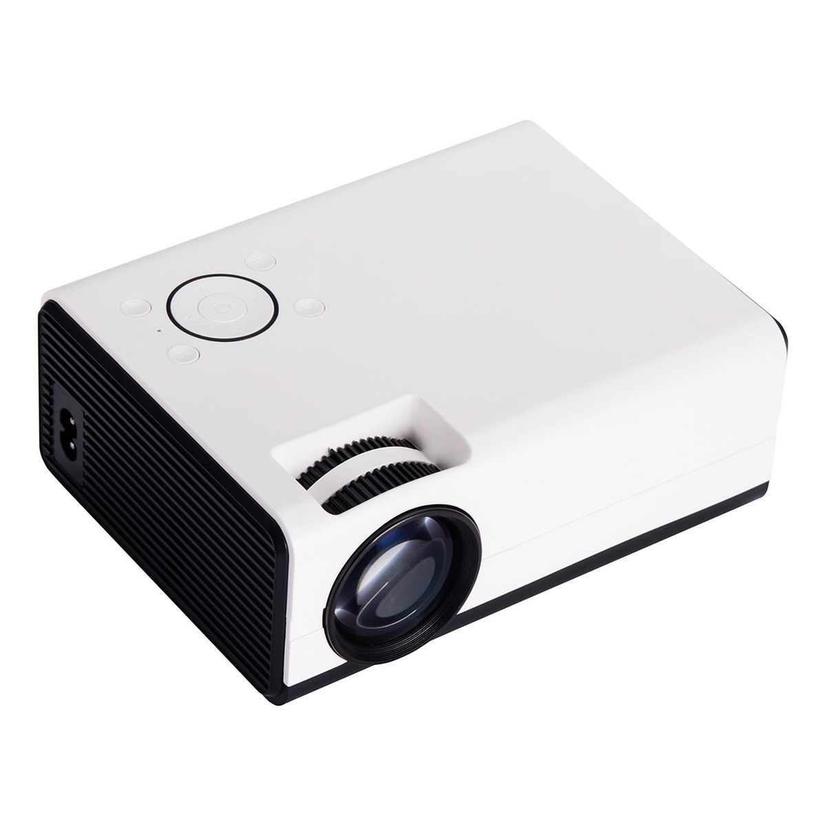1080P Smart Projector 2.4G WiFi 2200 Lumens Multimedia Built-in Speaker 3.5 inch TFT LCD Display Portable Home Theater Video Movie Projector Compatible with Smartphone TV Stick Laptop AU Plug