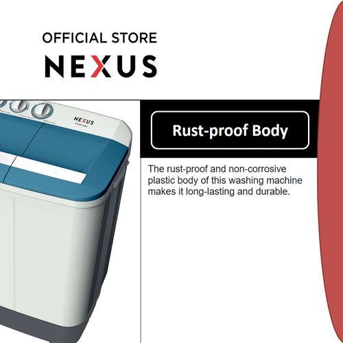 10KG Twin Tub Semi Automatic Washing Machine - NX-WM-100SA