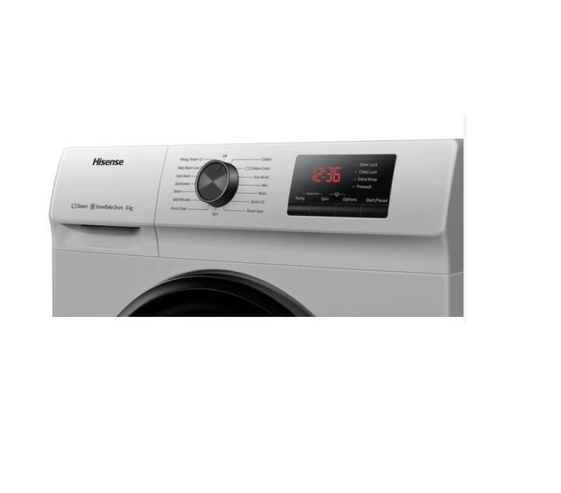 6kg Front Load Washing Machine (WM6010MS-WFVB) - Silver