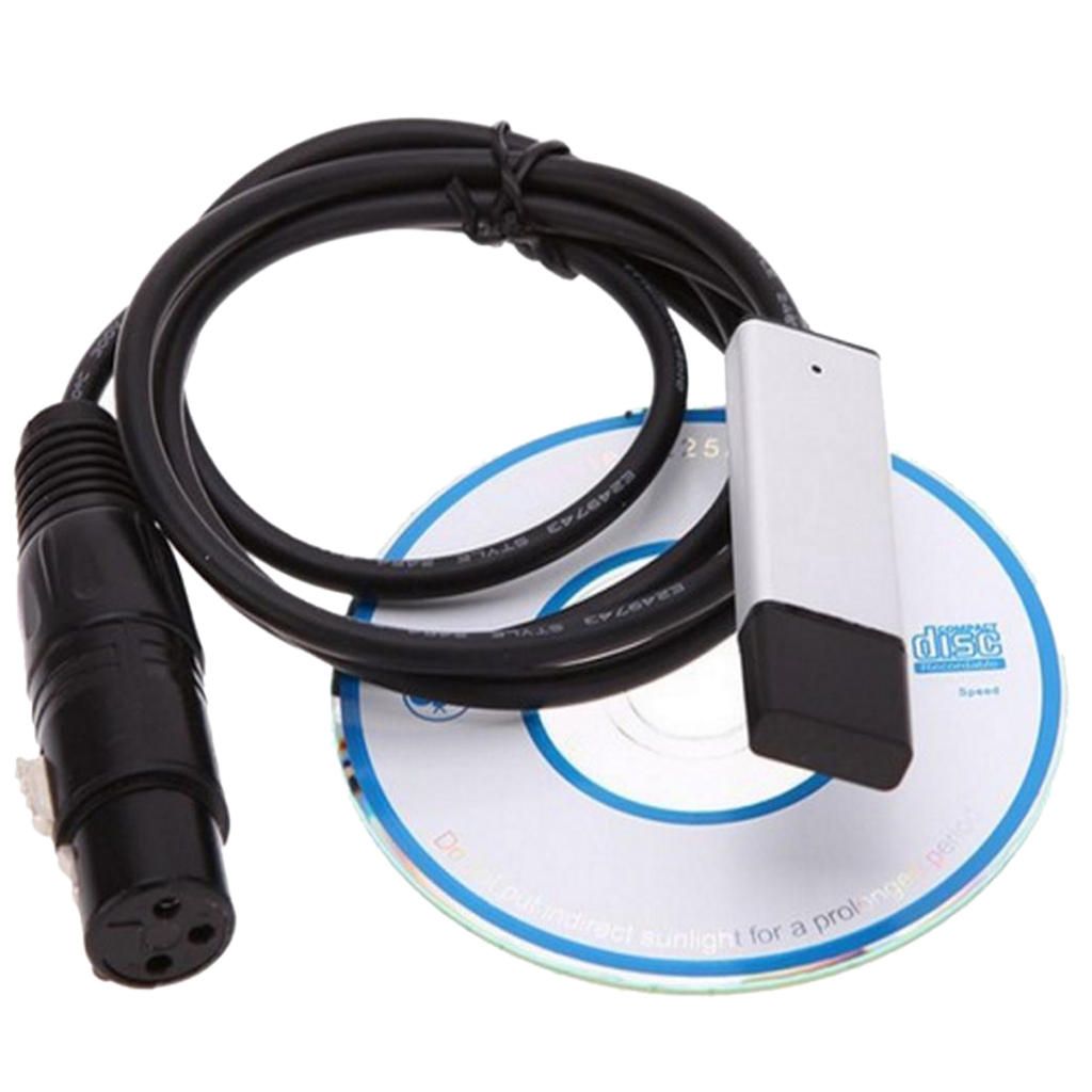 Stage Light Controller Computer USB To DMX Interface Adapter Dimmer