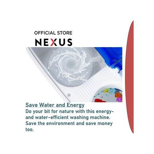 8.5KG Washing Machine Semi-Auto Twin-Tub - (Wash/Spin/Drain)