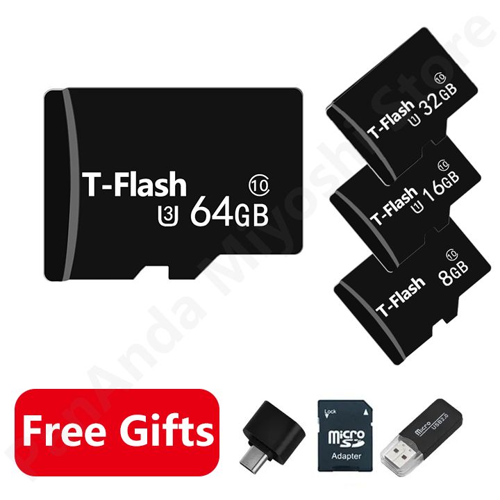 High Speed Memory TF Micro SD Card U3 16 32 64 128 GB
