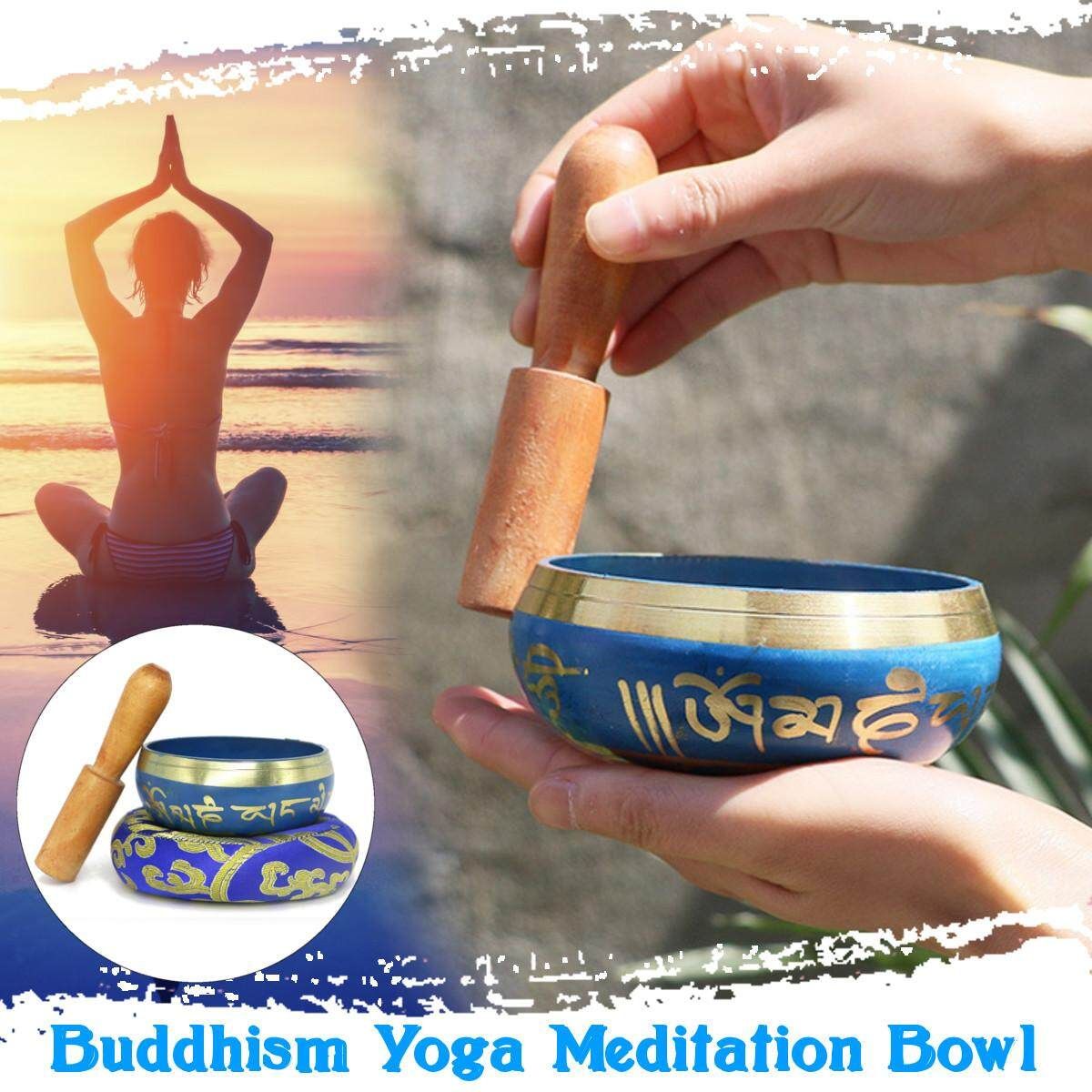Natural Himalayan Energy Tibetan Buddhism Singing Bowl For Meditation Yoga Healing Relaxation